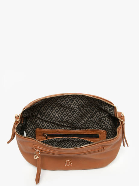 Heuptasje Lulu castagnette Bruin zip YSALINE ander zicht 2
